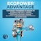 Toto ECOPOWER Touchless 1.28 GPF Toilet Flushometer Valve w/ Vacuum Breaker Set Polished Chrome TET1LB32#CP - alternate 6
